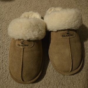 BearPaw Cozy Brown Slippers